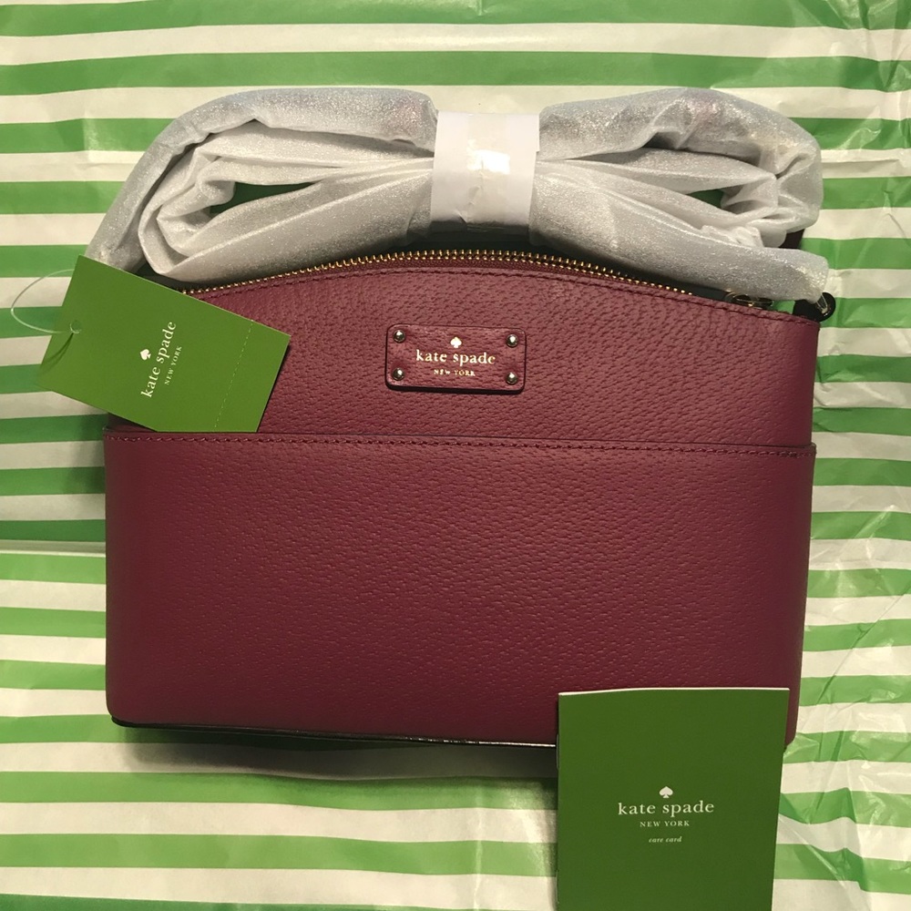 Brand New Kate Spade all leather Crossbody bag